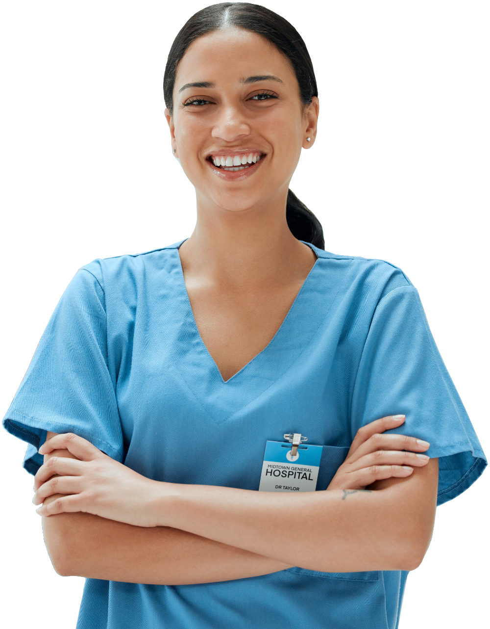 Smiling nurse